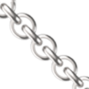 Men's Gothic Initial Pendant Necklace - D