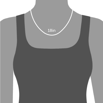 18" Sterling Silver Cable