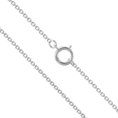 Pavé M Initial Necklace