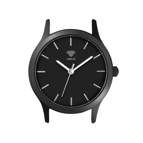 Black Stainless Steel Case/Black Dial