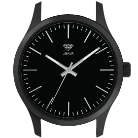 Black Stainless Steel Case/Black Dial