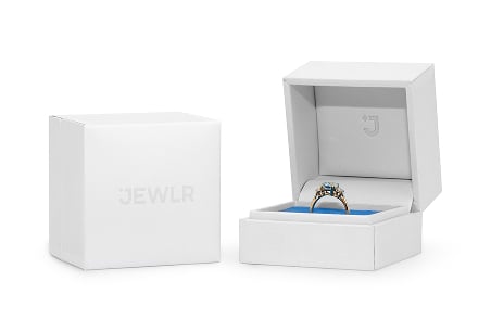 Double Stone Infinity Accent Promise Ring
