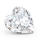 Pair of Hearts Gemstone Promise Ring with Accent Stones