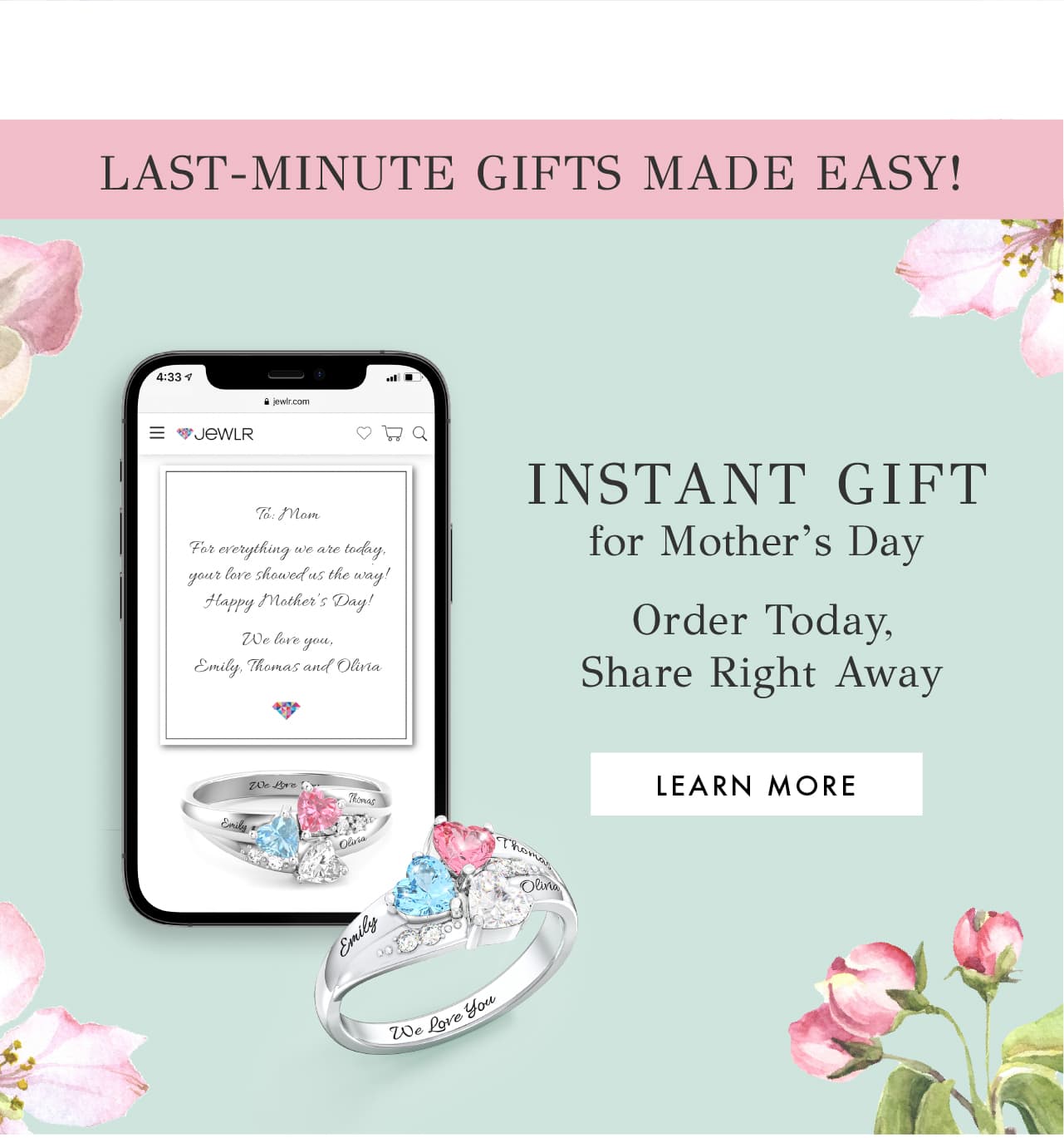 Shop Instant Gift For Mother's Day 
