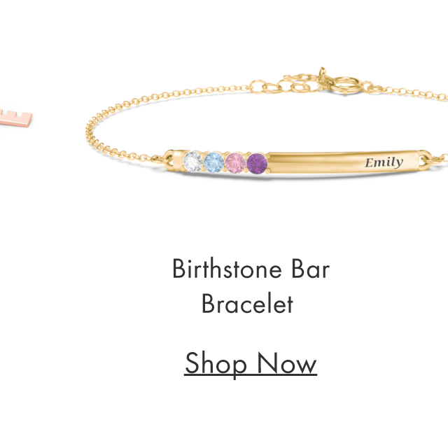 Birthstone Bar Bracelet